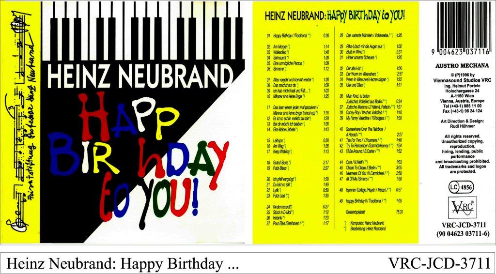 Heinz Neubrand-Happy Birthday
